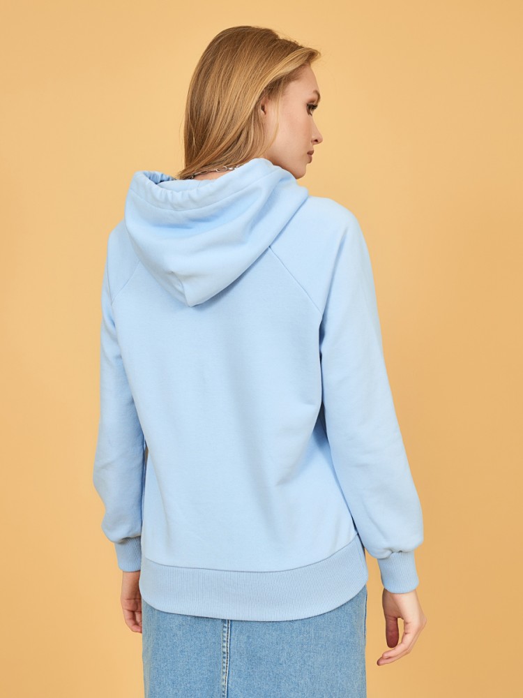 Худи женское оверсайз с карманом Лола D 