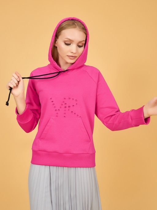 Худи женское оверсайз с карманом Лола D