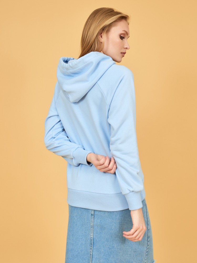 Худи женское оверсайз с карманом Лола