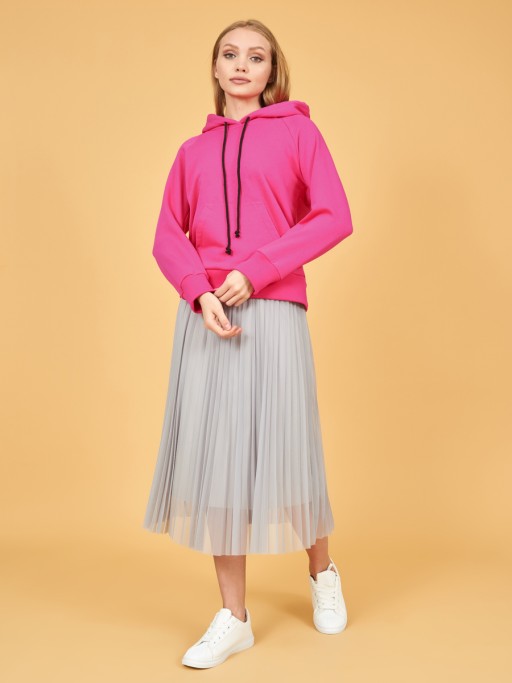 Худи женское оверсайз с карманом Лола