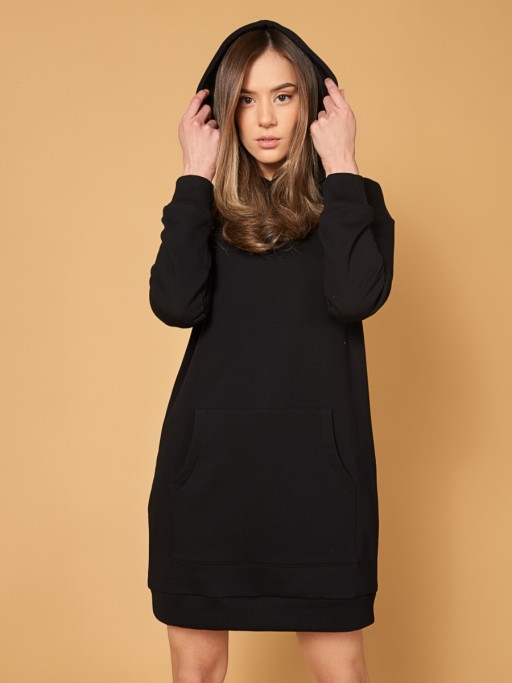 Платье худи женское с капюшоном