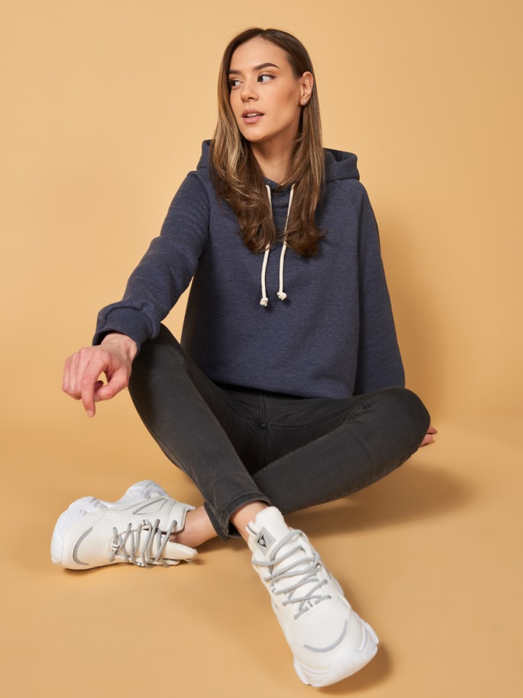 Худи женское оверсайз с капюшоном Ханна