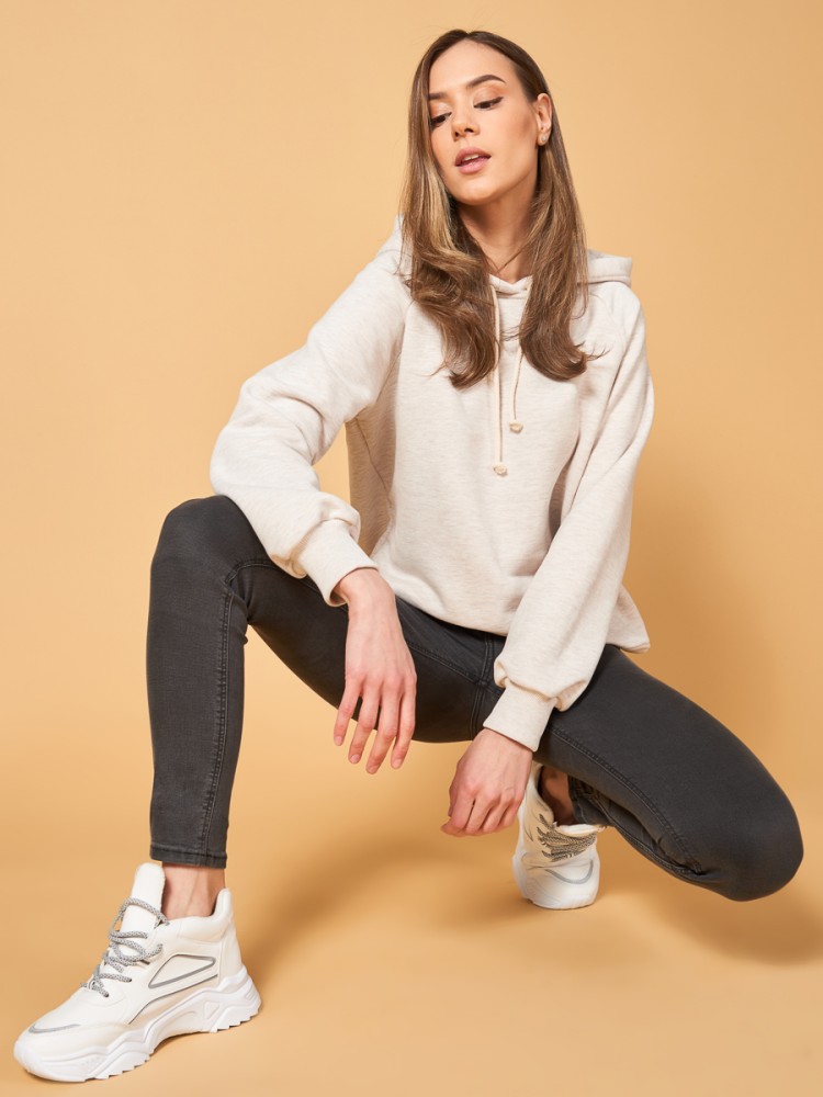 Худи женское оверсайз с капюшоном Ханна