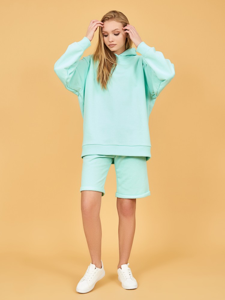 Костюм спортивный женский с шортами и худи Симпли