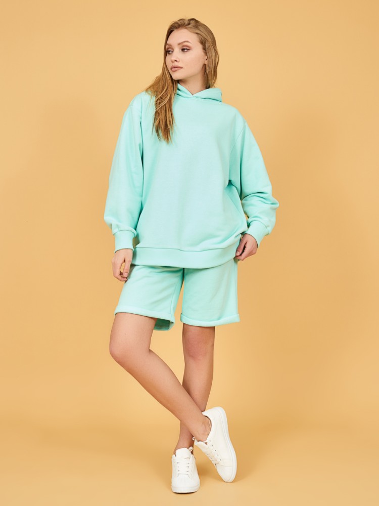 Костюм спортивный женский с шортами и худи Симпли