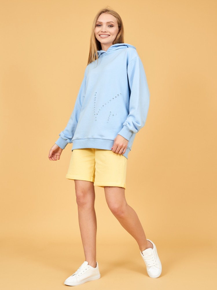 Костюм спортивный женский с шортами и худи Симпли D