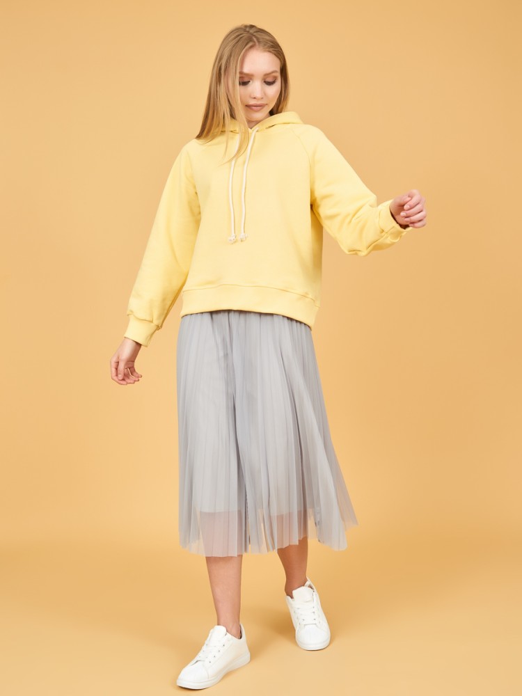 Худи женское оверсайз с капюшоном Ханна