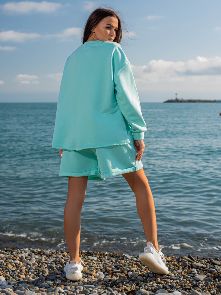 Костюм спортивный женский с шортами и худи Медея 